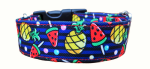 Obroża dla psa "Cutie Frutti" handmade