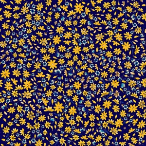 Obroża półzacisk "YELLOW MEADOW" handmade