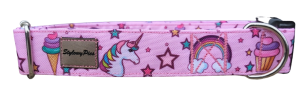 Obroża dla psa "UNICORN" handmade